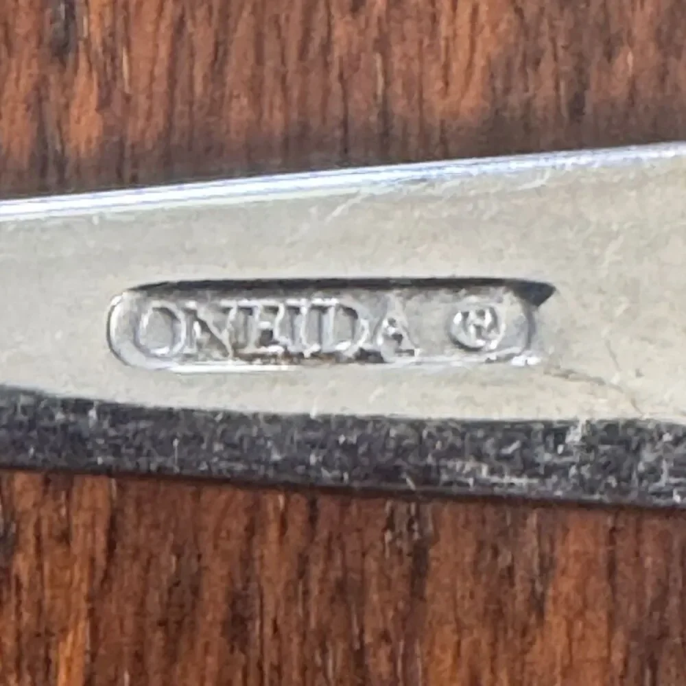 Oneida Mooncrest Solid Cold Meat Serving Fork MCM Stainless Steel